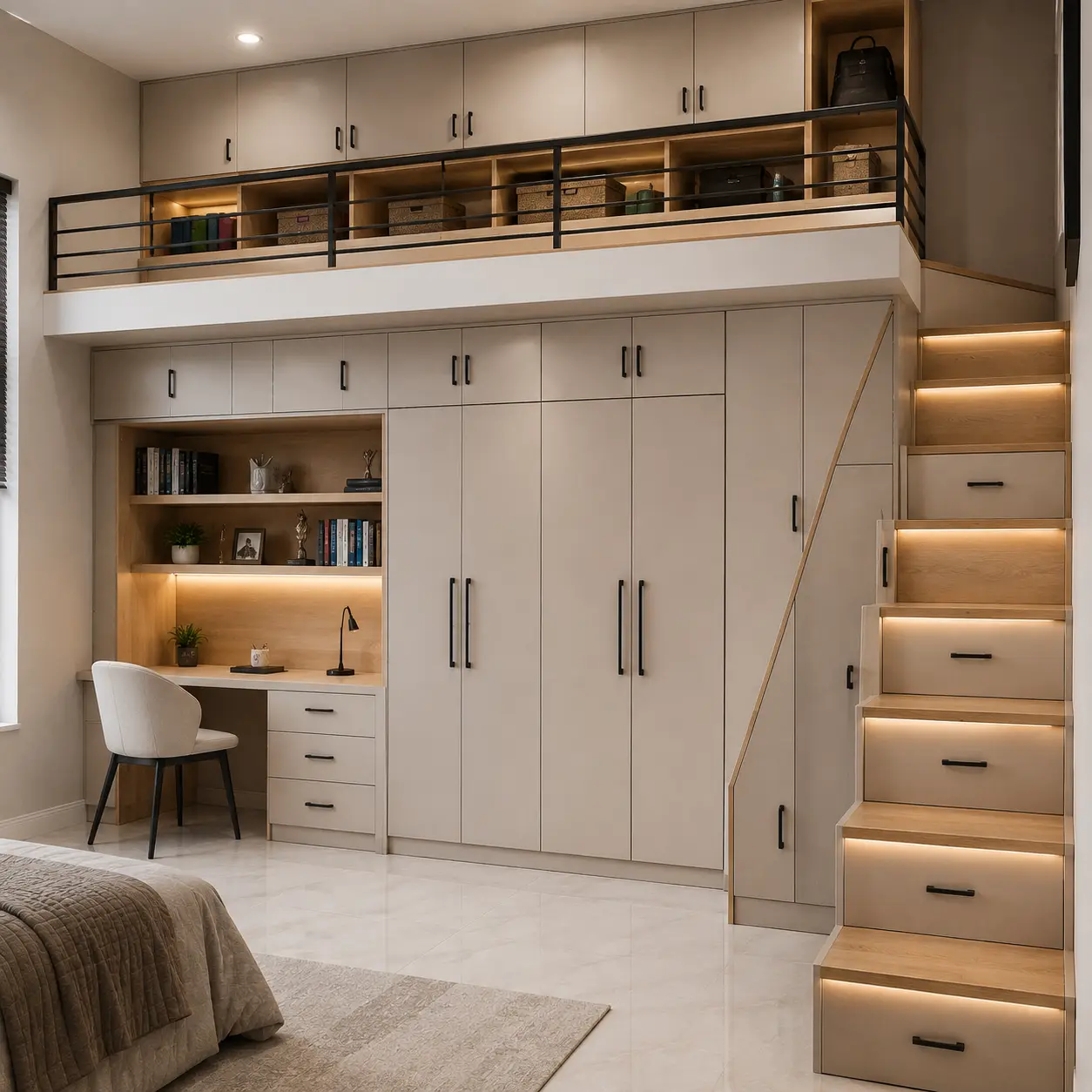 Loft and storage units